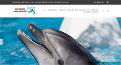 Desktop Screenshot of bluedolphinpoolsandspas.com